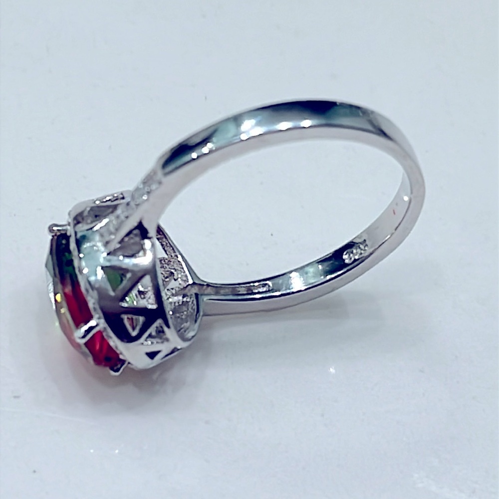 Watermelon Tourmaline 14K Plated - Picture 5 of 6